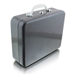 E-hurtownia Kasetka na Gotówkę 30 cm Metalowa z Tacką na Bilon Euro i Kluczem Bituxx
