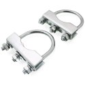 Bituxx Komplet zacisków do przyczepy rury 60 mm metalowe Bituxx solidne mocowanie