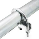 Bituxx Komplet zacisków do przyczepy rury 60 mm metalowe Bituxx solidne mocowanie