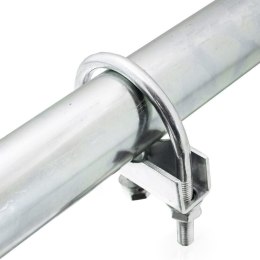 Bituxx Komplet zacisków do przyczepy rury 60 mm metalowe Bituxx solidne mocowanie