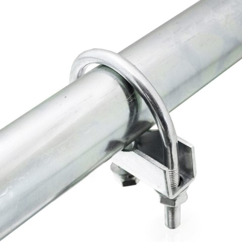 Bituxx Komplet zacisków do przyczepy rury 60 mm metalowe Bituxx solidne mocowanie Bituxx Komplet zacisków do przyczepy rury 60 mm metalowe Bituxx solidne mocowanie