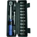 E-hurtownia Klucz dynamometryczny rowerowy 2-24 Nm 1/4" zestaw nasadek 15 elementów
