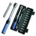 E-hurtownia Klucz dynamometryczny rowerowy 2-24 Nm 1/4" zestaw nasadek 15 elementów