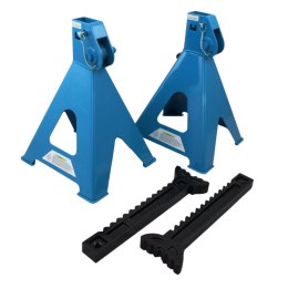 E-hurtownia Kobyłki Podstawki 12T 2 Sztuki Stalowe Regulowane 447-748 mm Warsztatowe