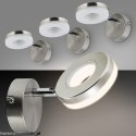 Bituxx LAMPA ŚCIENNA LED RING 5W STAL NIERDZEWNA NOWOCZESNY DESIGN KLASA A+