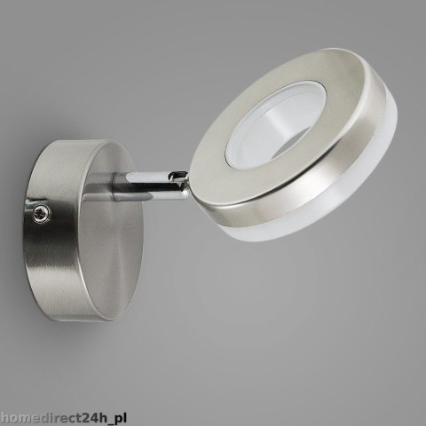 Bituxx LAMPA ŚCIENNA LED RING 5W STAL NIERDZEWNA NOWOCZESNY DESIGN KLASA A+ Bituxx LAMPA ŚCIENNA LED RING 5W STAL NIERDZEWNA NOWOCZESNY DESIGN KLASA A+