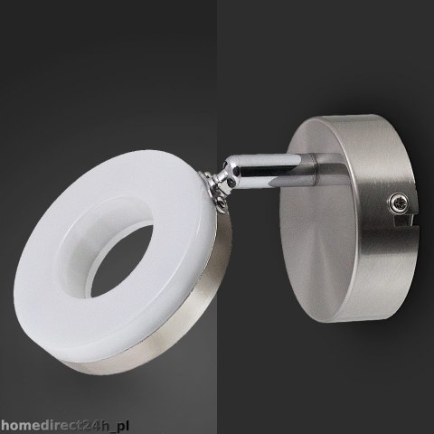 Bituxx LAMPA ŚCIENNA LED RING 5W STAL NIERDZEWNA NOWOCZESNY DESIGN KLASA A+ Bituxx LAMPA ŚCIENNA LED RING 5W STAL NIERDZEWNA NOWOCZESNY DESIGN KLASA A+