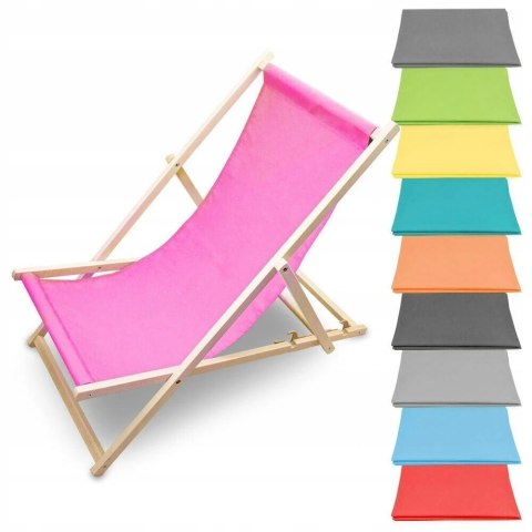 Bituxx LEŻAK PLAŻOWY OGRODOWY DREWNIANY SKŁADANY REGULOWANY CIEMNOSZARY Bituxx LEŻAK PLAŻOWY OGRODOWY DREWNIANY SKŁADANY REGULOWANY CIEMNOSZARY