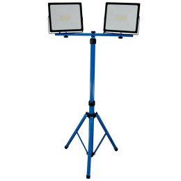 Bituxx Lampa robocza led 2x50w ip65 statyw 90-172cm zimne światło kabel 3m