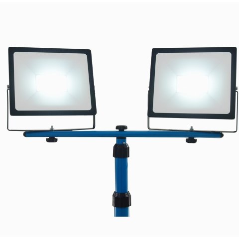 Bituxx Lampa robocza led 2x50w ip65 statyw 90-172cm zimne 艣wiat艂o kabel 3m Bituxx Lampa robocza led 2x50w ip65 statyw 90-172cm zimne 艣wiat艂o kabel 3m