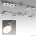 Bituxx Lampa Sufitowa LED 4x LED RING 20W Stal Nierdzewna Klasa A+ Nowoczesna