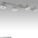 Bituxx Lampa Sufitowa LED 4x LED RING 20W Stal Nierdzewna Klasa A+ Nowoczesna