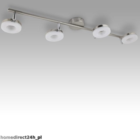 Bituxx Lampa Sufitowa LED 4x LED RING 20W Stal Nierdzewna Klasa A+ Nowoczesna Bituxx Lampa Sufitowa LED 4x LED RING 20W Stal Nierdzewna Klasa A+ Nowoczesna