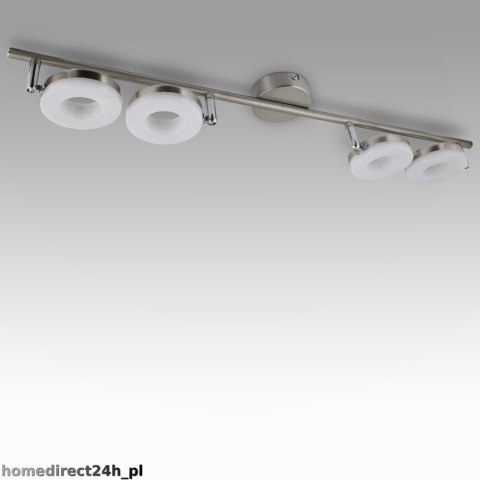 Bituxx Lampa Sufitowa LED 4x LED RING 20W Stal Nierdzewna Klasa A+ Nowoczesna Bituxx Lampa Sufitowa LED 4x LED RING 20W Stal Nierdzewna Klasa A+ Nowoczesna