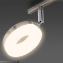 Bituxx Lampa Sufitowa LED 4x LED RING 20W Stal Nierdzewna Klasa A+ Nowoczesna