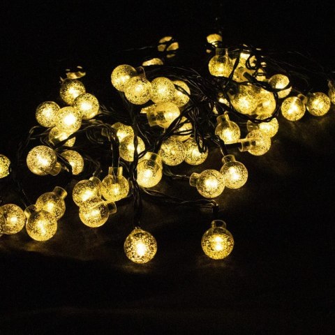 Bituxx Łańcuch Solarny 10m 60x LED Ciepłe Światło Wodoodporne IP65 Girlanda Bituxx Bituxx Łańcuch Solarny 10m 60x LED Ciepłe Światło Wodoodporne IP65 Girlanda Bituxx