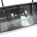 Bituxx Łopata Śnieżna Bituxx z Kołami 80cm PVC Aluminiowa Krawędź Ergonomiczna