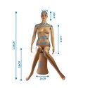 Bituxx Manekin Damski Siedzący 133CM Sklepowy Do Odzieży Bielizny Butiku 133 cm