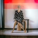 Bituxx Manekin Damski Siedzący 133CM Sklepowy Do Odzieży Bielizny Butiku 133 cm