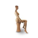 Bituxx Manekin Damski Siedzący 133CM Sklepowy Do Odzieży Bielizny Butiku 133 cm