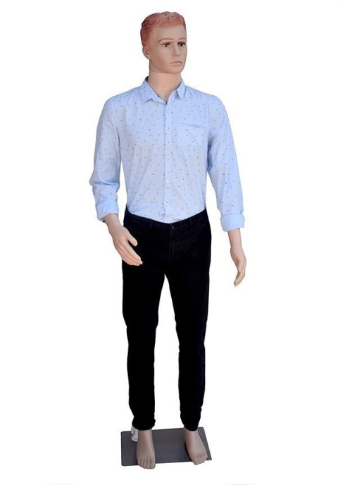 Bituxx Manekin Wystawowy Męski Pełnopostaciowy 187CM Sklepowy Stalowa Podstawa Bituxx Manekin Wystawowy Męski Pełnopostaciowy 187CM Sklepowy Stalowa Podstawa