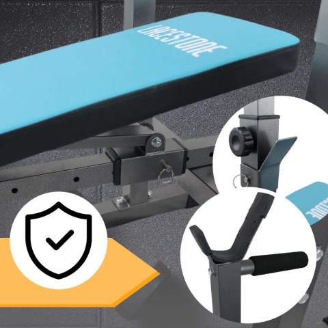 E-hurtownia Ławka treningowa składana regulowana lacestone siłownia domowa 230 kg E-hurtownia Ławka treningowa składana regulowana lacestone siłownia domowa 230 kg