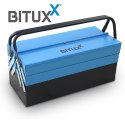 Bituxx Metalowa Stalowa Walizka Narzędziowa 51x24x24cm Trwała i Funkcjonalna