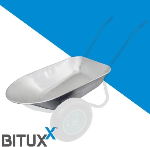 Bituxx Misa do Taczki 100L Stal Ocynkowana Koryto Zamienne Części Ogrodowe Bituxx Misa do Taczki 100L Stal Ocynkowana Koryto Zamienne Części Ogrodowe