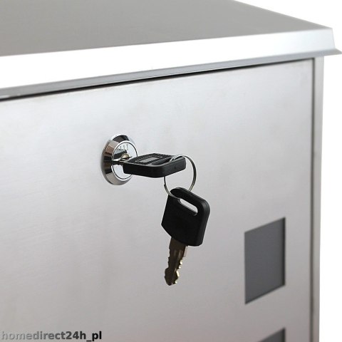 Bituxx NOWOCZESNA SKRZYNKA NA LISTY STAL INOX Z GAZETNIKIEM METALICZNA SOLIDNA Bituxx NOWOCZESNA SKRZYNKA NA LISTY STAL INOX Z GAZETNIKIEM METALICZNA SOLIDNA