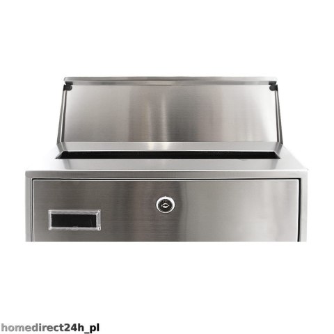 Bituxx NOWOCZESNA SKRZYNKA NA LISTY STAL INOX Z GAZETNIKIEM METALICZNA SOLIDNA Bituxx NOWOCZESNA SKRZYNKA NA LISTY STAL INOX Z GAZETNIKIEM METALICZNA SOLIDNA