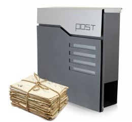 Bituxx NOWOCZESNA SKRZYNKA POCZTOWA NA LISTY GAZETY MODNY DESIGN