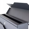 Bituxx NOWOCZESNA SKRZYNKA POCZTOWA NA LISTY GAZETY MODNY DESIGN