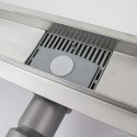 Bituxx ODPŁYW LINIOWY Bogen Z SYFONEM 100cm STAL NIERDZEWNA