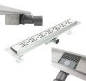 Bituxx Odpływ Liniowy 150cm Matrix Stal Nierdzewna Syfon Kratka Osadnik