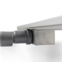 Bituxx Odpływ Liniowy 150cm Matrix Stal Nierdzewna Syfon Kratka Osadnik