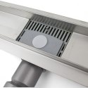 Bituxx Odpływ Liniowy 150cm Matrix Stal Nierdzewna Syfon Kratka Osadnik