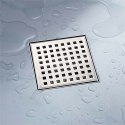 Bituxx Odpływ kwadratowy Minimalistyczny Ściek wodny 15x15