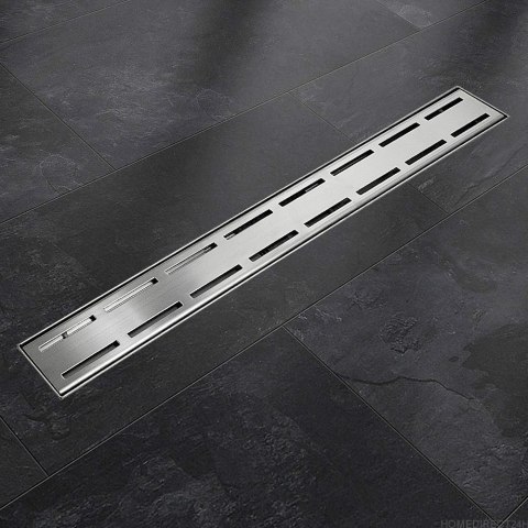 Bituxx ODPŁYW LINIOWY Line Z SYFONEM 130cm STAL NIERDZEWNA