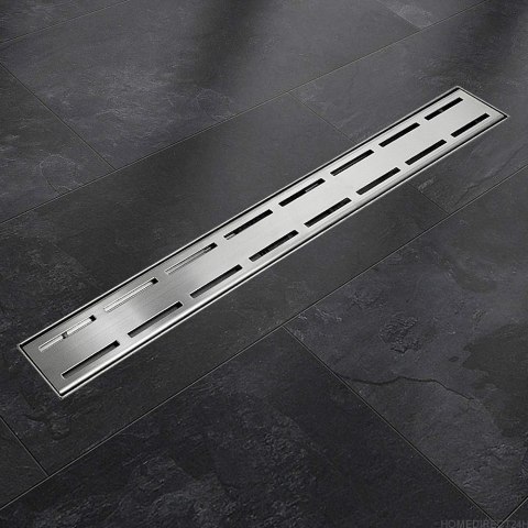 Bituxx ODPŁYW LINIOWY Line Z SYFONEM 90cm STAL NIERDZEWNA