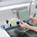 Bituxx ORGANIZER DO ZLEWOZMYWAKA REGULOWANY 36-50,5 CM PRAKTYCZNY BIAŁY BITUXX