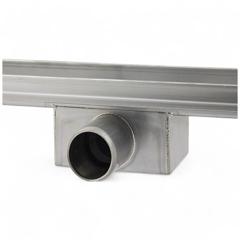Bituxx Odpływ Liniowy ze Stali Nierdzewnej 50-150cm Syfon Regulowane Nóżki Bituxx Odpływ Liniowy ze Stali Nierdzewnej 50-150cm Syfon Regulowane Nóżki