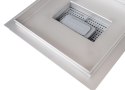Bituxx Odpływ Prysznicowy Kwadratowy 25x25 cm Stal Nierdzewna Wyjmowany Syfon