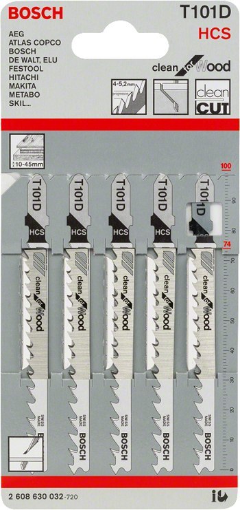 BOSCH BRZESZCZOT DO WYRZYNARKI T101D 5SZT. BOSCH BRZESZCZOT DO WYRZYNARKI T101D 5SZT.