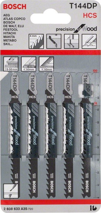 BOSCH BRZESZCZOT DO WYRZYNARKI T144DP 5SZT. BOSCH BRZESZCZOT DO WYRZYNARKI T144DP 5SZT.