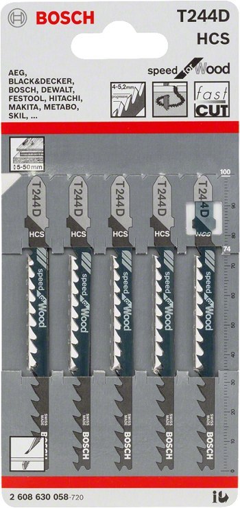 BOSCH BRZESZCZOT DO WYRZYNARKI T244D 5SZT. BOSCH BRZESZCZOT DO WYRZYNARKI T244D 5SZT.