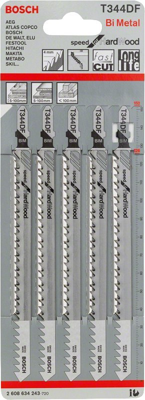 BOSCH BRZESZCZOT DO WYRZYNARKI T344DF 5SZT. BOSCH BRZESZCZOT DO WYRZYNARKI T344DF 5SZT.
