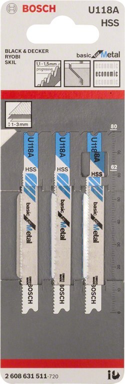 BOSCH BRZESZCZOT DO WYRZYNARKI U118A 3SZT. BOSCH BRZESZCZOT DO WYRZYNARKI U118A 3SZT.