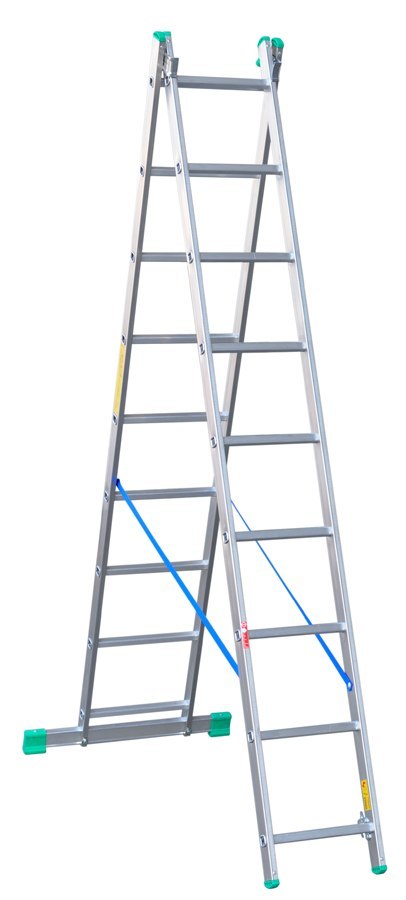 DRABEX DRABINA ALUMINIOWA 2-ELEMENTOWA 421CM 9+9 SZCZEBLI DRABEX DRABINA ALUMINIOWA 2-ELEMENTOWA 421CM 9+9 SZCZEBLI