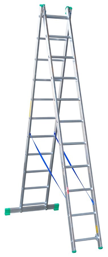 DRABEX DRABINA ALUMINIOWA 2-ELEMENTOWA 533CM 11+11 SZCZEBLI DRABEX DRABINA ALUMINIOWA 2-ELEMENTOWA 533CM 11+11 SZCZEBLI