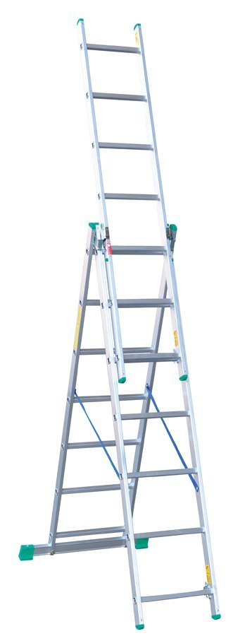 DRABEX DRABINA ALUMINIOWA 3-ELEMENTOWA 420CM 7+7+7 SZCZEBLI DRABEX DRABINA ALUMINIOWA 3-ELEMENTOWA 420CM 7+7+7 SZCZEBLI
